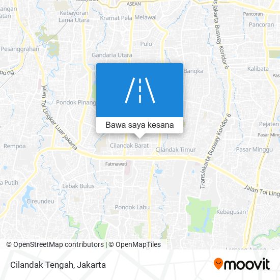 Peta Cilandak Tengah