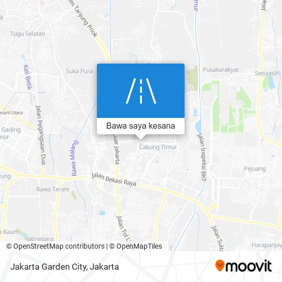 Peta Jakarta Garden City