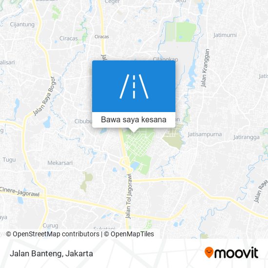 Peta Jalan Banteng