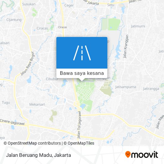 Peta Jalan Beruang Madu