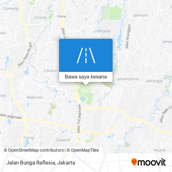 Peta Jalan Bunga Raflesia