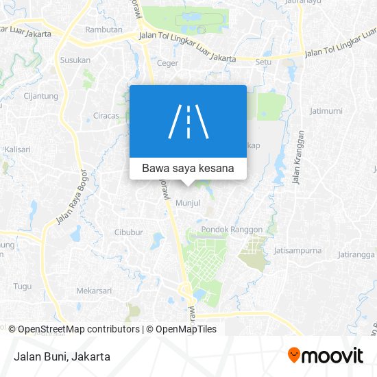 Peta Jalan Buni