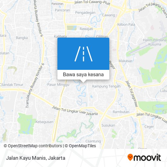 Peta Jalan Kayu Manis