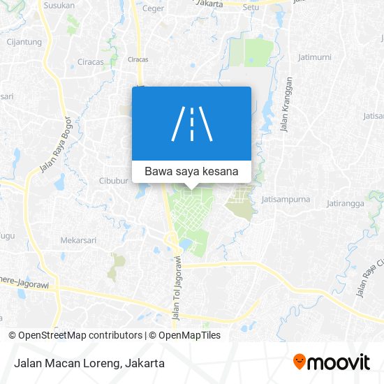 Peta Jalan Macan Loreng