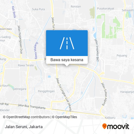 Peta Jalan Seruni