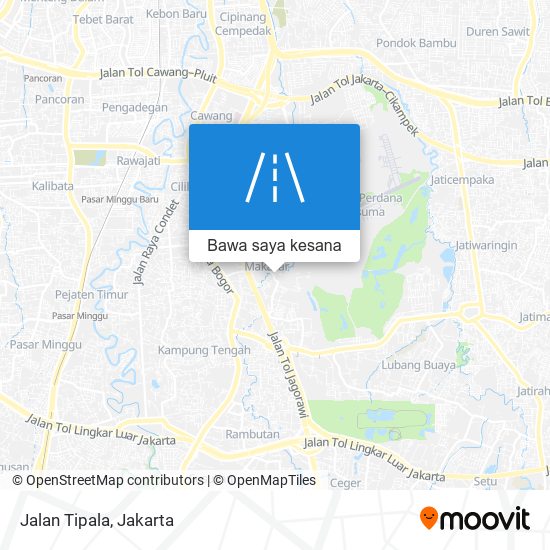 Peta Jalan Tipala