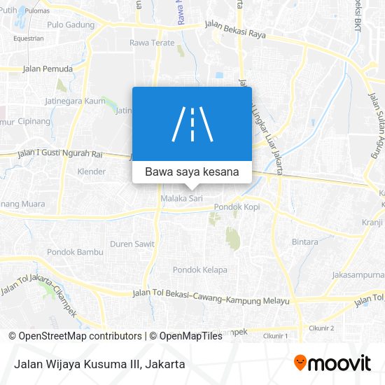 Peta Jalan Wijaya Kusuma III