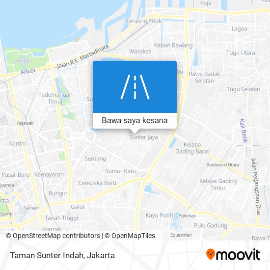 Peta Taman Sunter Indah