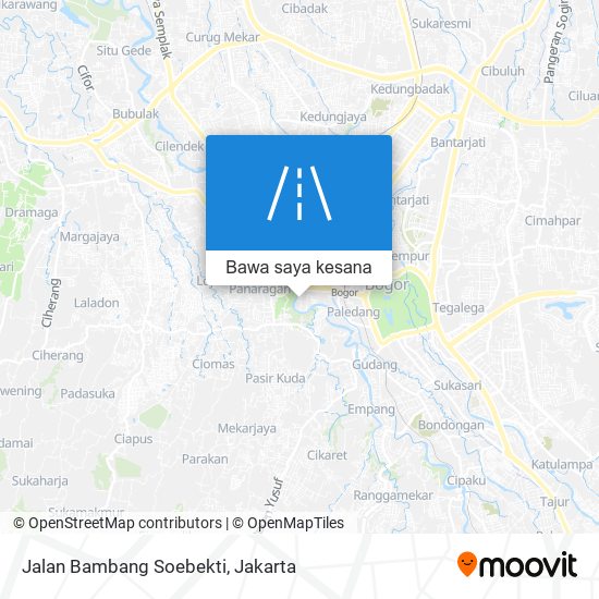 Peta Jalan Bambang Soebekti