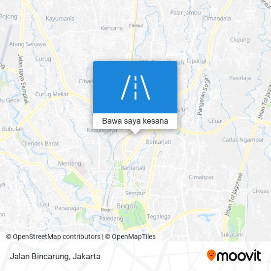 Peta Jalan Bincarung