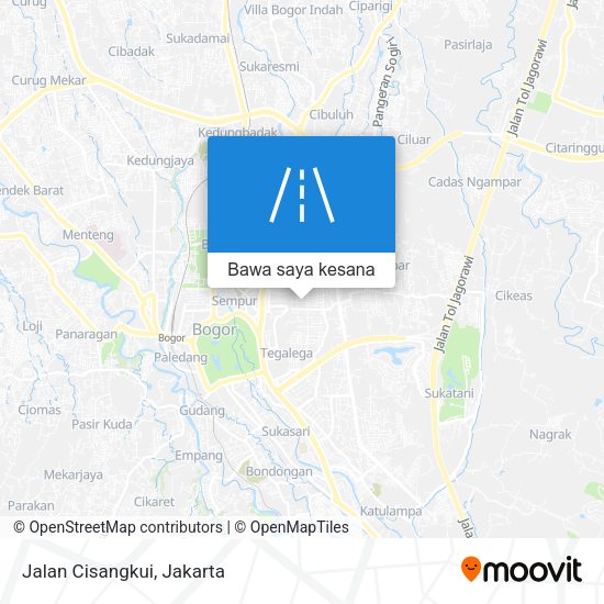 Peta Jalan Cisangkui