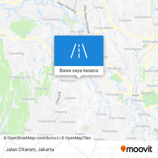 Peta Jalan Citarum