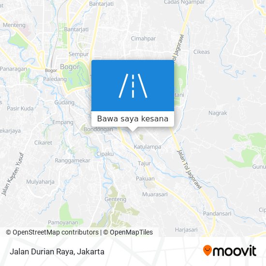 Peta Jalan Durian Raya
