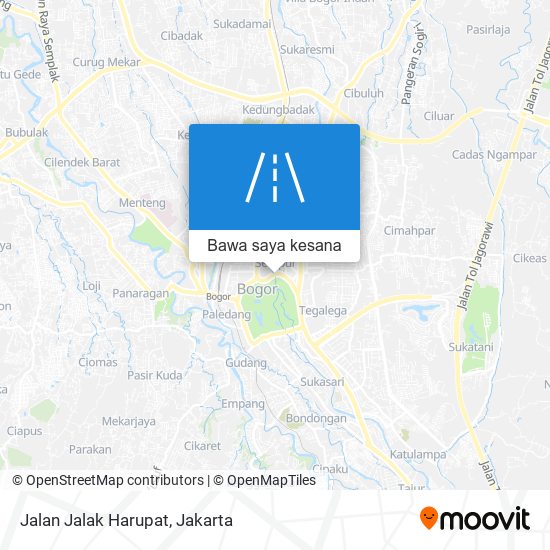 Peta Jalan Jalak Harupat