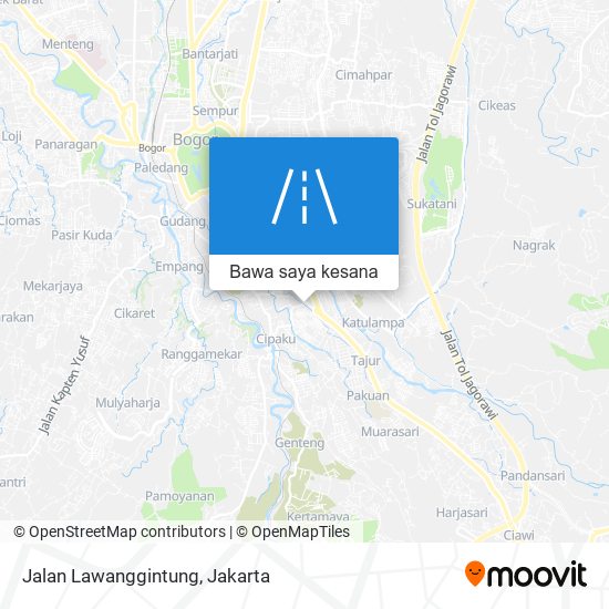 Peta Jalan Lawanggintung