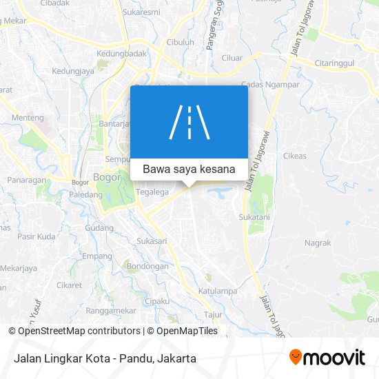 Peta Jalan Lingkar Kota - Pandu