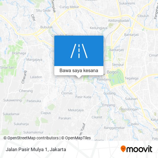 Peta Jalan Pasir Mulya 1