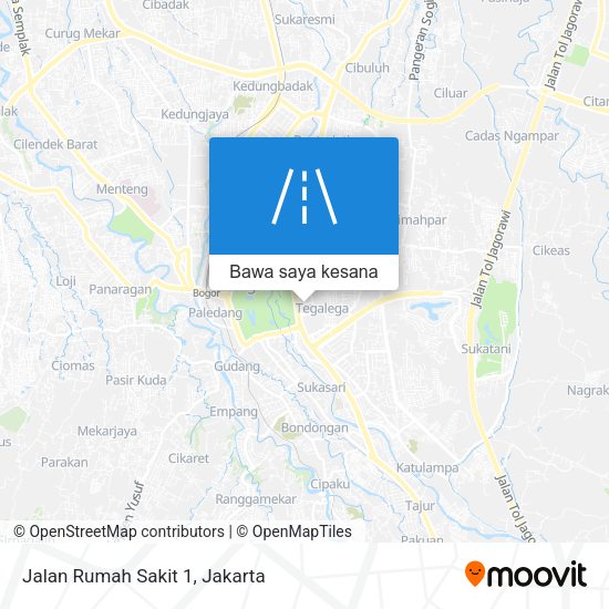Peta Jalan Rumah Sakit 1
