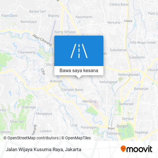 Peta Jalan Wijaya Kusuma Raya