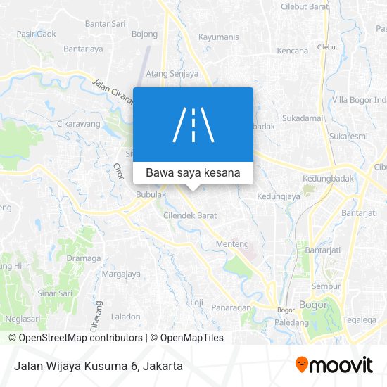 Peta Jalan Wijaya Kusuma 6