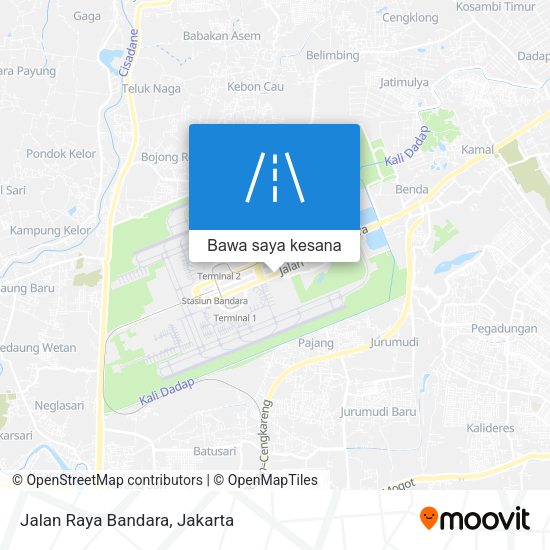 Peta Jalan Raya Bandara