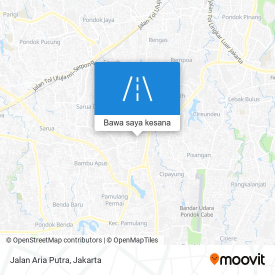 Peta Jalan Aria Putra