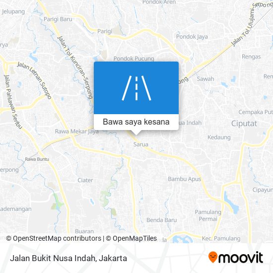 Peta Jalan Bukit Nusa Indah