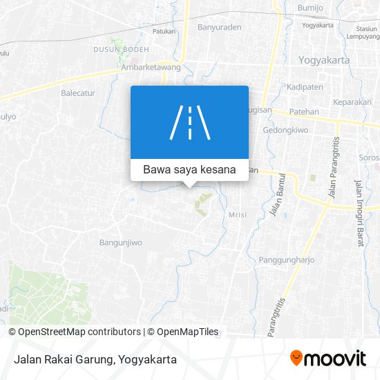 Peta Jalan Rakai Garung