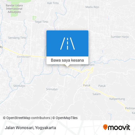 Peta Jalan Wonosari