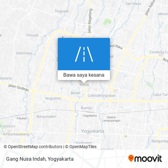 Peta Gang Nusa Indah