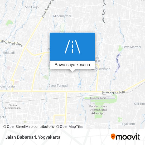 Peta Jalan Babarsari