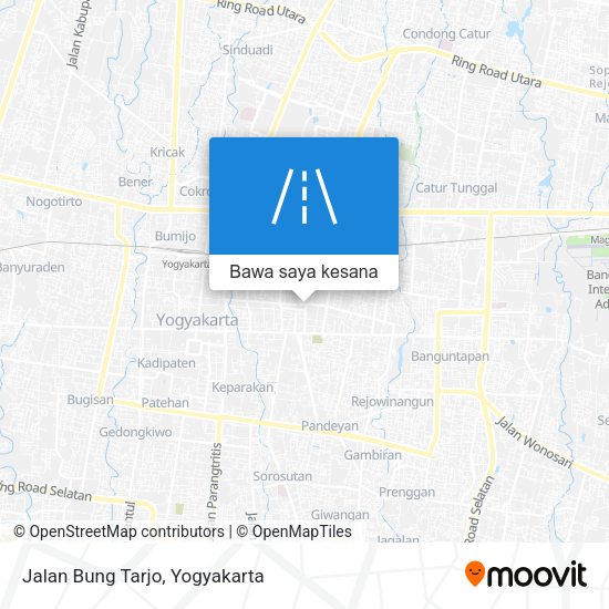 Peta Jalan Bung Tarjo