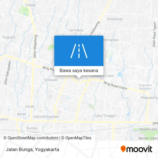 Peta Jalan Bunga