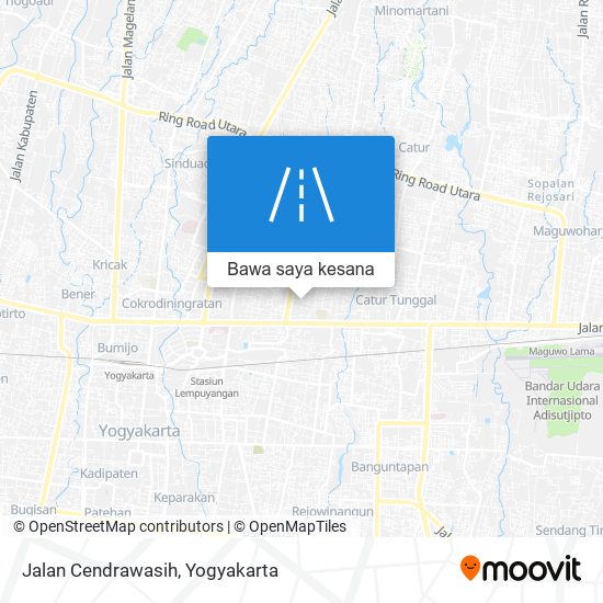 Peta Jalan Cendrawasih