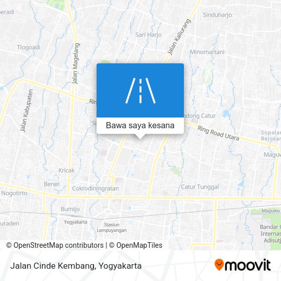 Peta Jalan Cinde Kembang