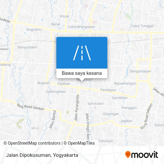 Peta Jalan Dipokusuman