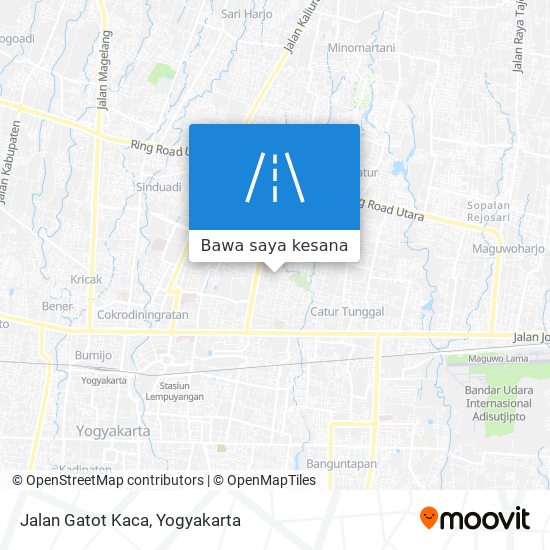 Peta Jalan Gatot Kaca