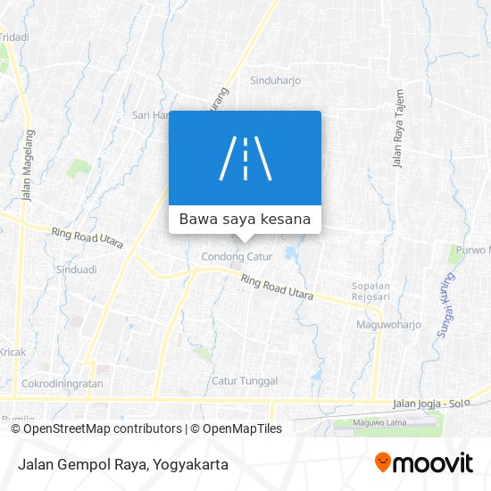 Peta Jalan Gempol Raya