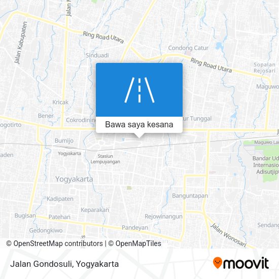 Peta Jalan Gondosuli