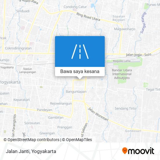 Peta Jalan Janti