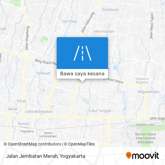 Peta Jalan Jembatan Merah