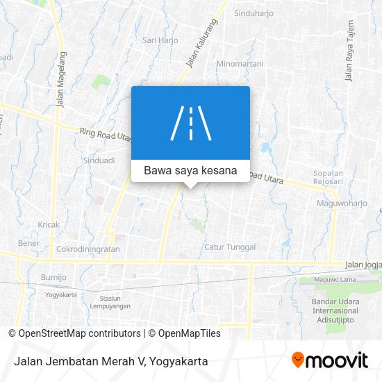 Peta Jalan Jembatan Merah V