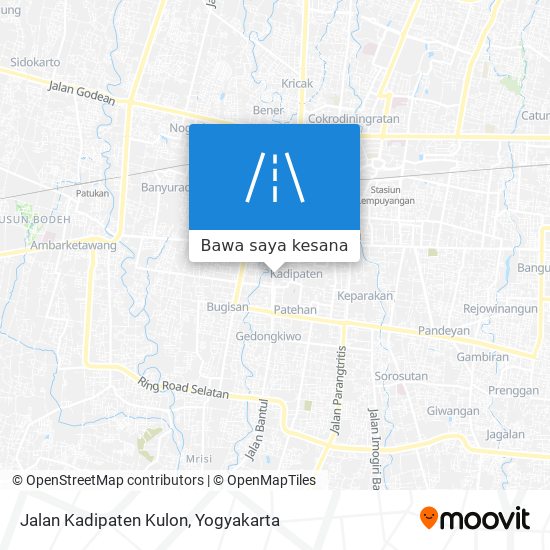 Peta Jalan Kadipaten Kulon