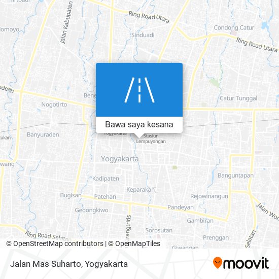 Peta Jalan Mas Suharto