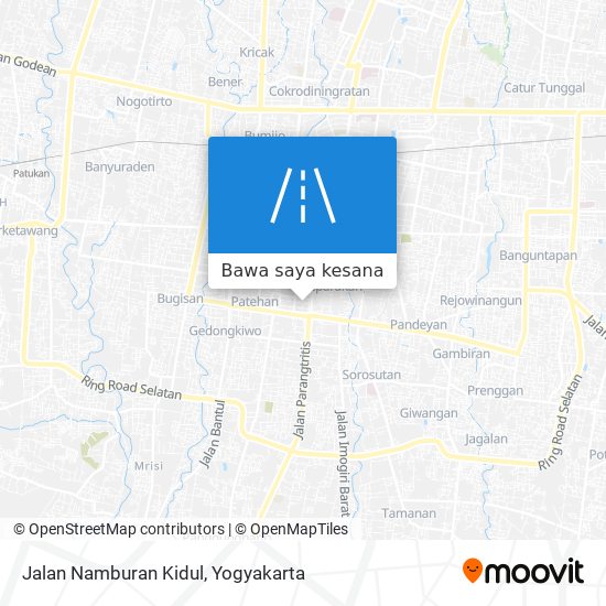 Peta Jalan Namburan Kidul