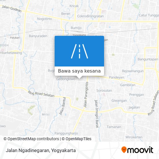 Peta Jalan Ngadinegaran