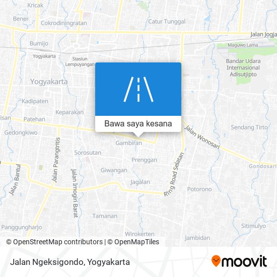 Peta Jalan Ngeksigondo