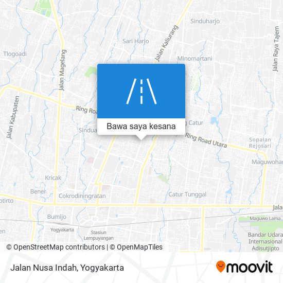 Peta Jalan Nusa Indah