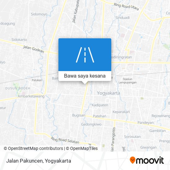 Peta Jalan Pakuncen