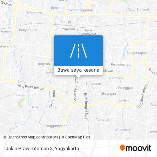 Peta Jalan Prawirotaman 3